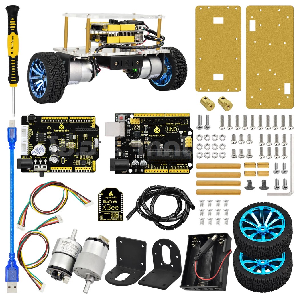 KEYESTUDIO KS0193 Self-Balancing Robot Car Kit For Arduino ชุดหุ่นยนต์ทรงตัวอัตโนมัติ บาลานซ์โรบอท Balancing Robot