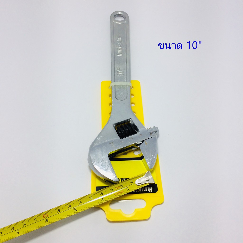 กุญแจเลื่อน ขนาด 6",8",10",12" HURRICANE (ราคารวมแวท) ประแจเลื่อน ปะแจ กุญแจเลื่อน ประแจอเนกประสงค์ ประแจเลื่อนด้ามจับ