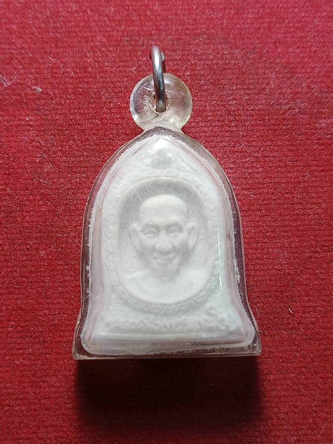 พระผงหลวงพ่อเกษม สำนักสุสานไตรลักษณ์ จ.ลำปาง ปี 2534 (SKU-05175)