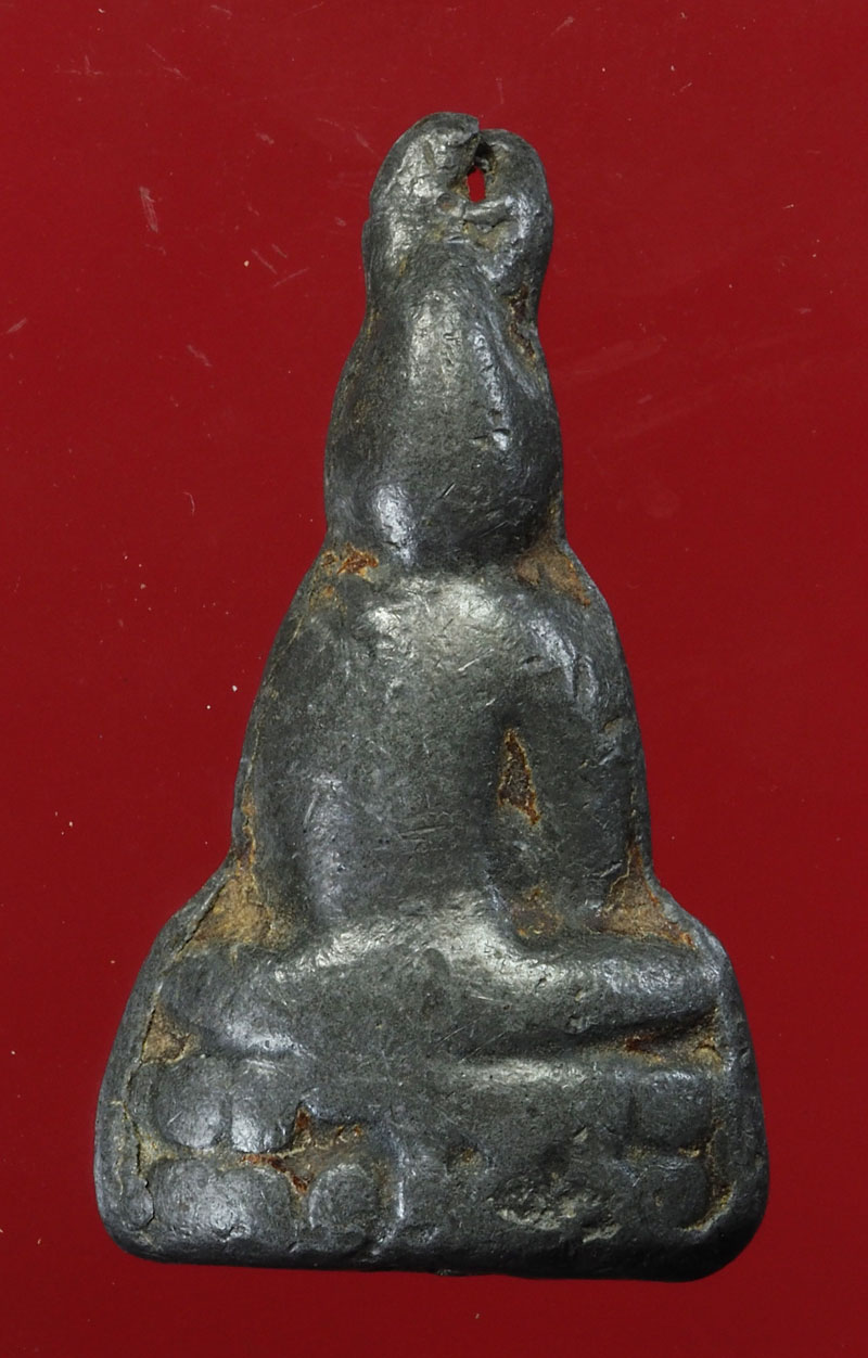 *28703 พระหล่อเนื้อชินตะกั่วเก่า ไม่ทราบที่และปีสร้าง 13