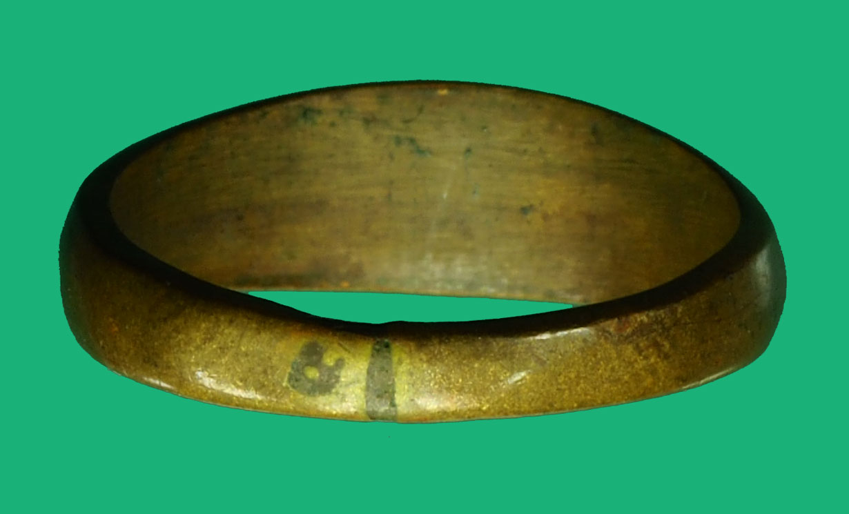 ขายแล้ว *35056 แหวนยันต์ลงยา หลวงพ่อจง วัดหน้าต่างนอก อยุธยา 12