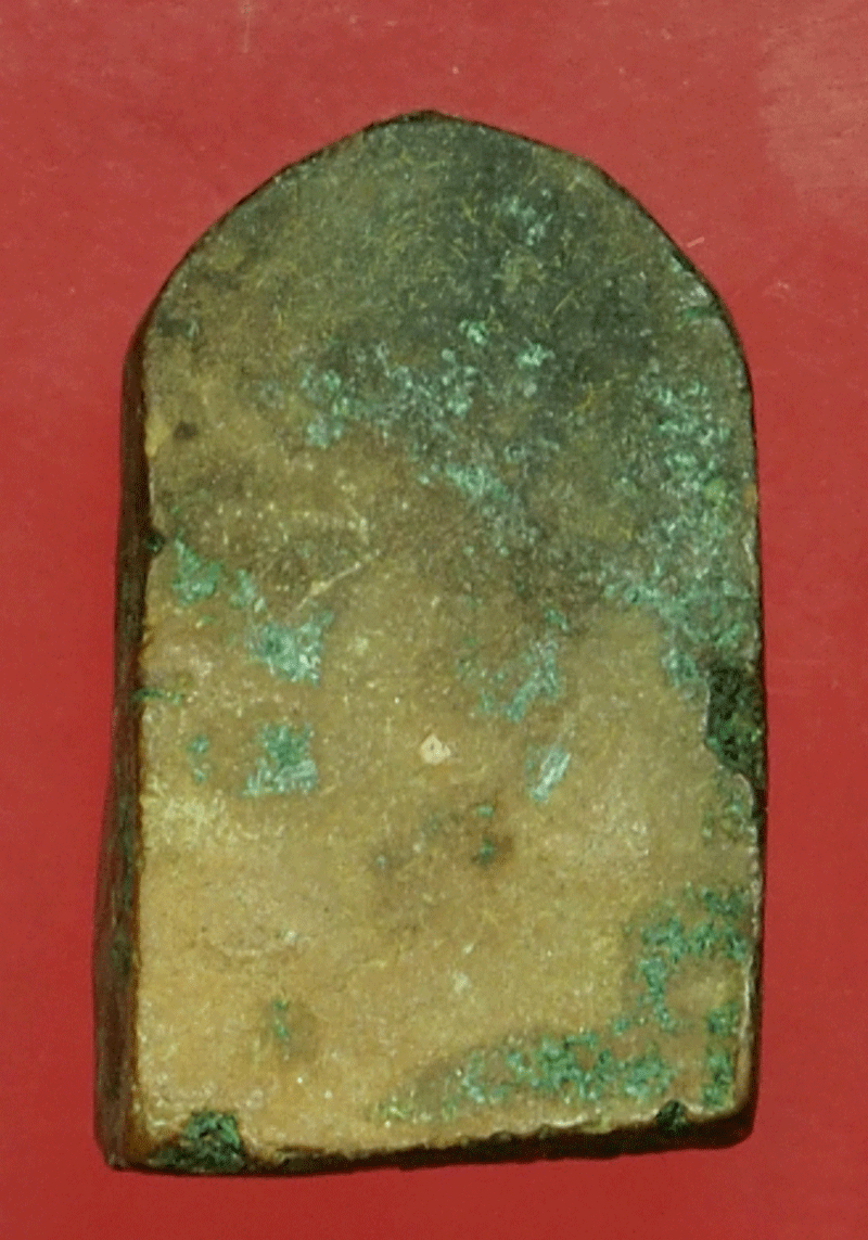 *27896 พระพุทธนั่งปางมารวิชัย เนื้อดิน เก่า คุ้นๆ ไม่ทราบที่ 9.1