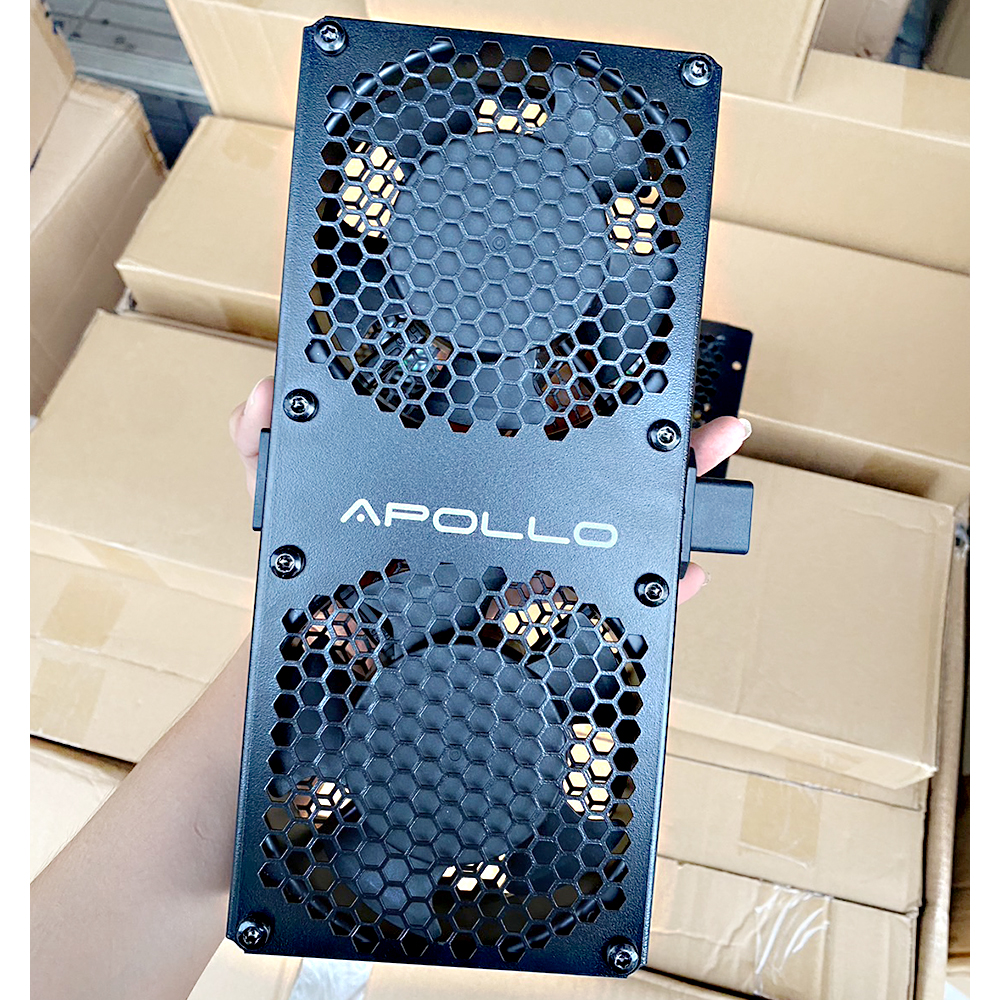 Apollo พัดลมตู้Rack 4x4 DUAL FAN Cooling รุ่น APL-CF02