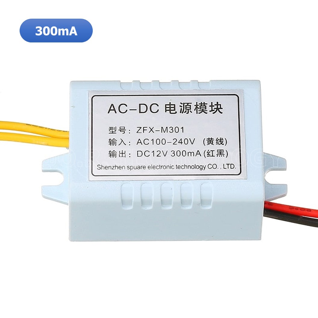 (1ชิ้น) AA671 ตัวแปลงไฟ สวิตชิ่ง AC100-240V to DC12V 300MA Switching Power Module ZFX-M301