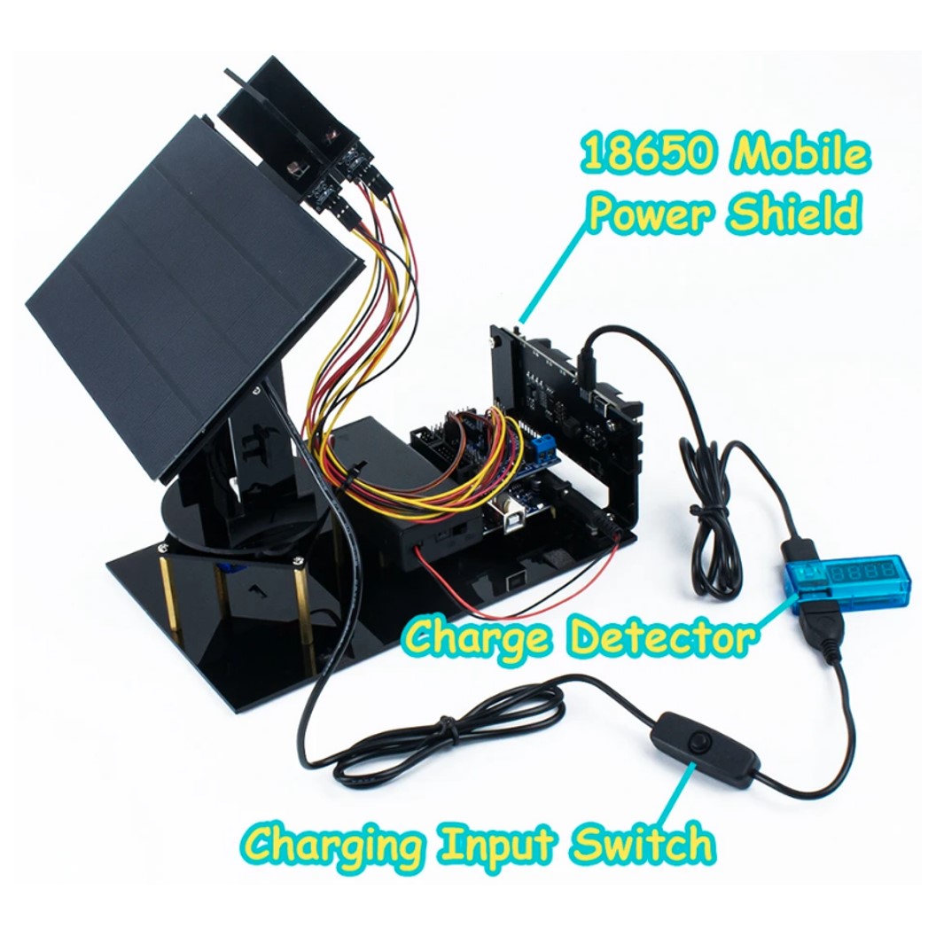 ชุดส่งเสริมการเรียนรู้ ชุดติดตามพลังงานแสงอาทิตย์ LAFVIN SOLAR TRACKING KIT ชุดทดลองโซล่าเซลล์