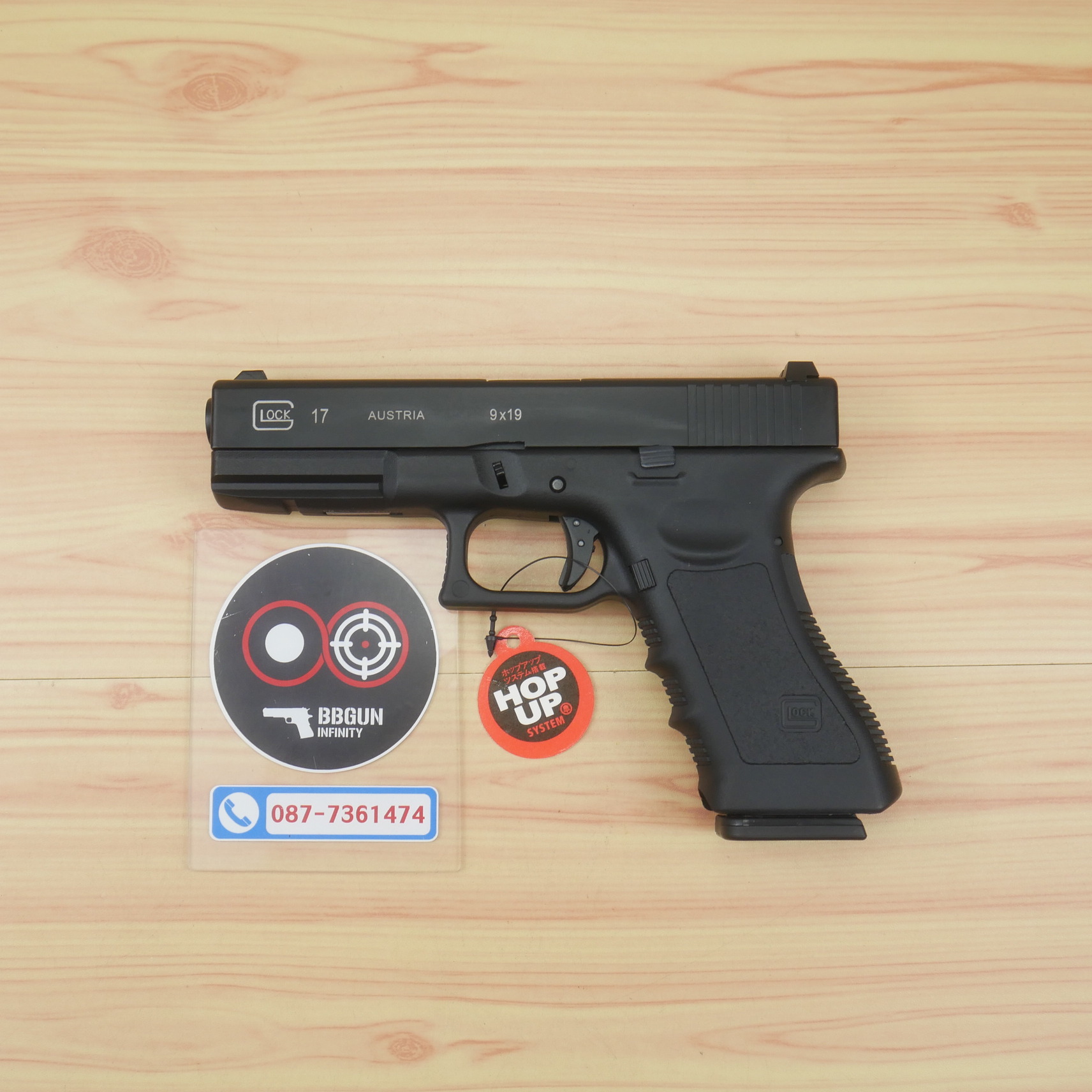 บีบีกันอัดแก๊ส Double Bell 721 Glock 17 Gen3 GBB (Black)
