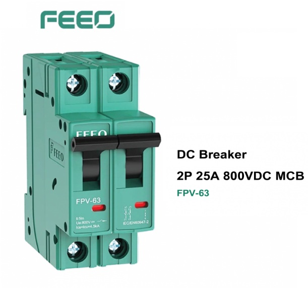 FPV-63 DC Breaker 2P 25A 800VDC MCB (FPV-63)