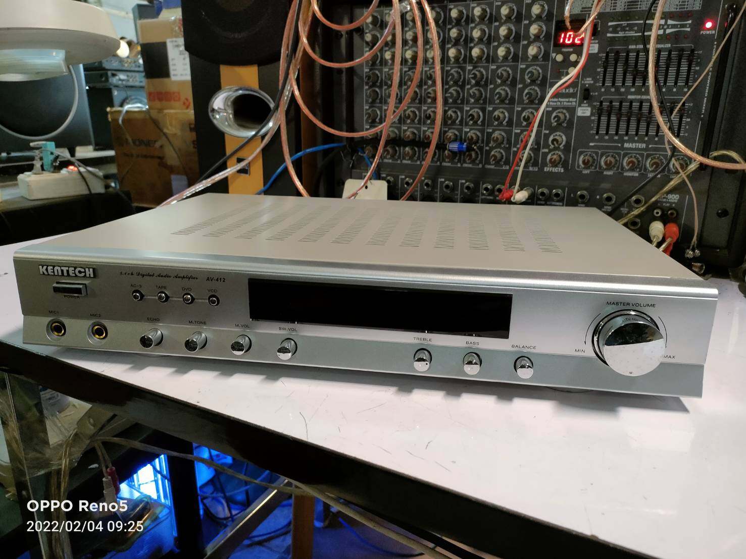 KENTECH AV-412 รีโมทย์สั่งงานได้บางฟังชั่น ( วอลลุ่มสั่งงานไม่ได้)
