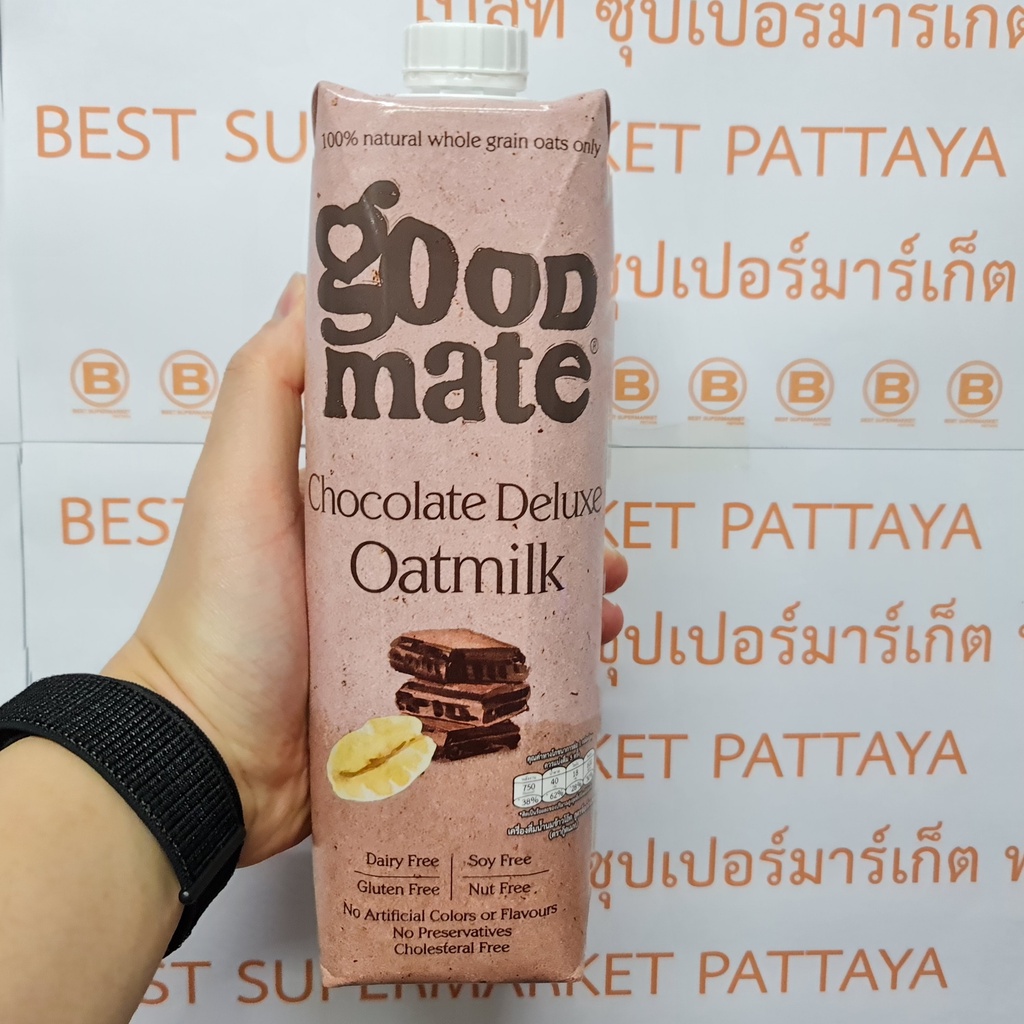 กู๊ดเมท น้ำนมข้าวโอ๊ต ขนาด 1 ลิตร Goodmate Oat Milk 1 L.