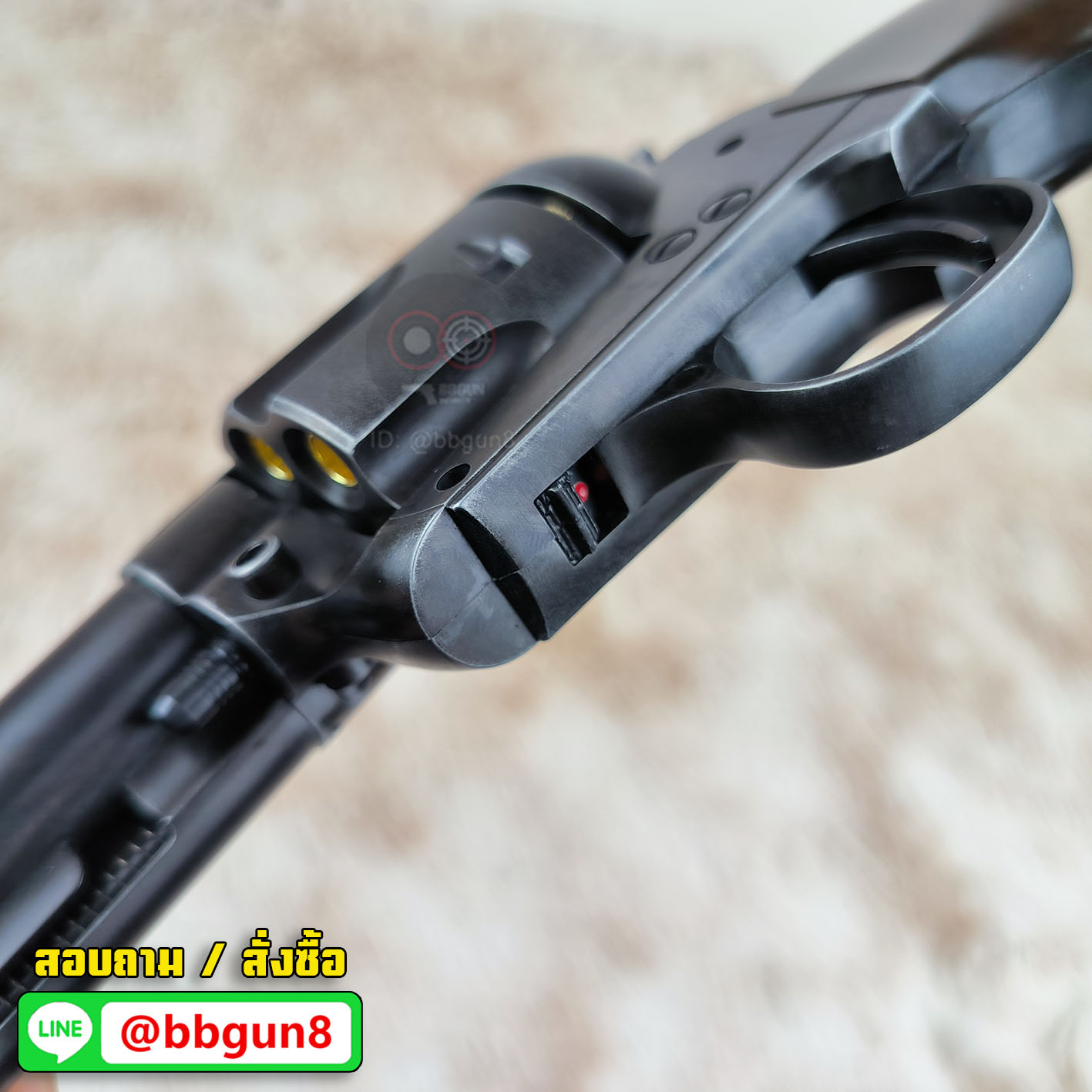 UMAREX Colt SAA Peacemaker .45 Co2 6mm - Antique Black บีบีกันลูกโม่คาวบอย