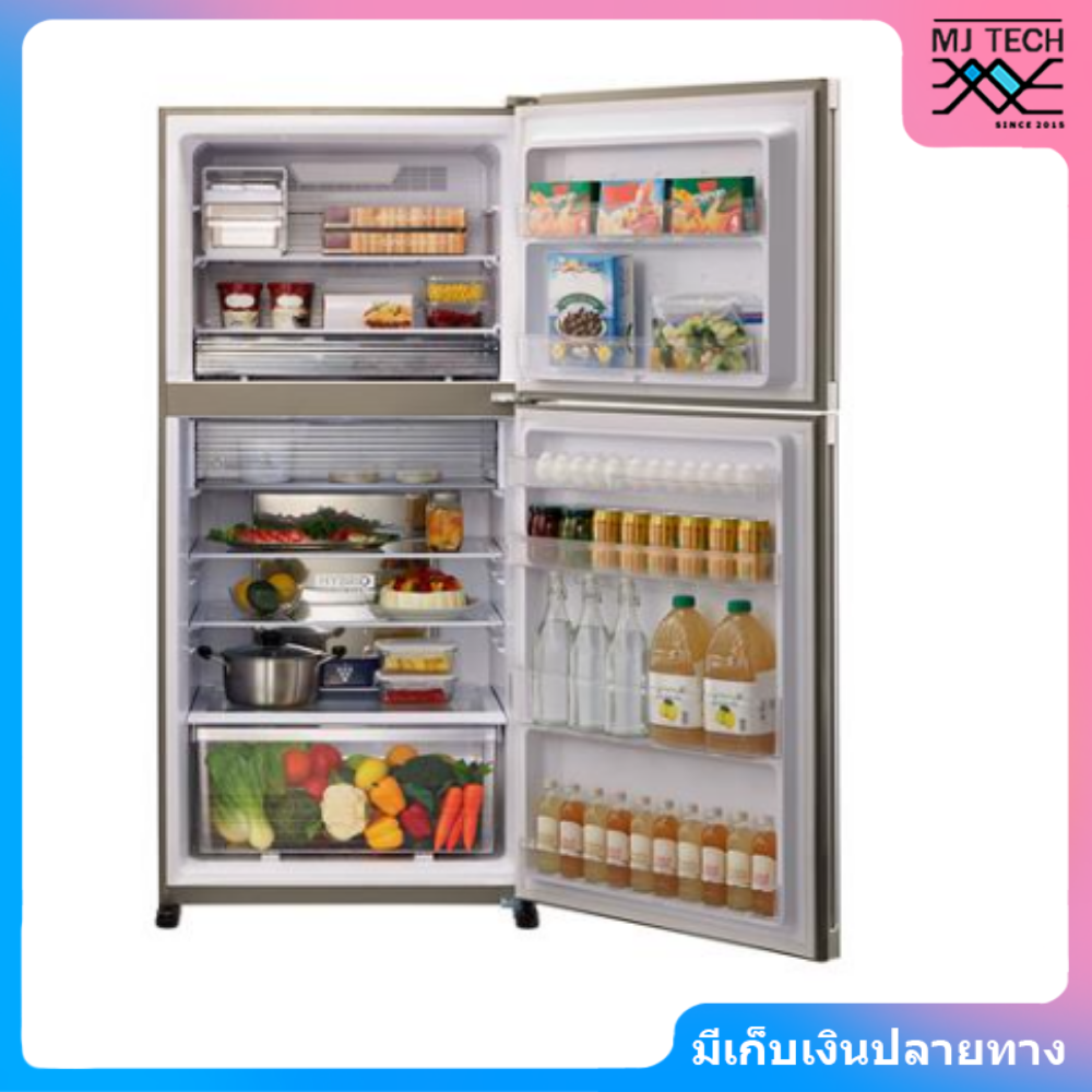 ตู้เย็น 2 ประตู SHARP SJ-X550TP-SL 19.7 คิว สีเงิน อินเวอร์เตอร์
