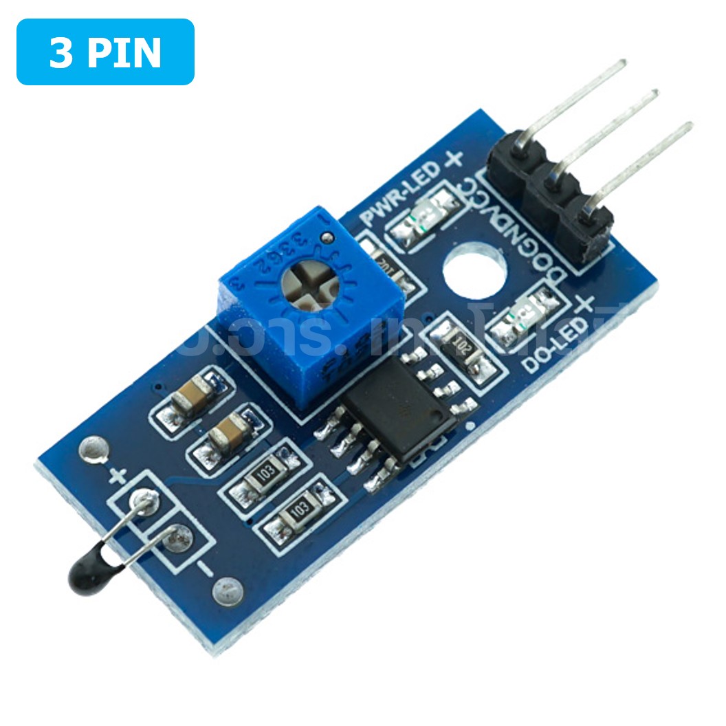 เซนเซอร์วัดอุณหภูมิ แบบ 3Pin 4Pin Thermal Thermistor Temperature Sensor Module โมดูลตรวจจับอุณหภูมิ เซนเซอร์อุณหภูมิ