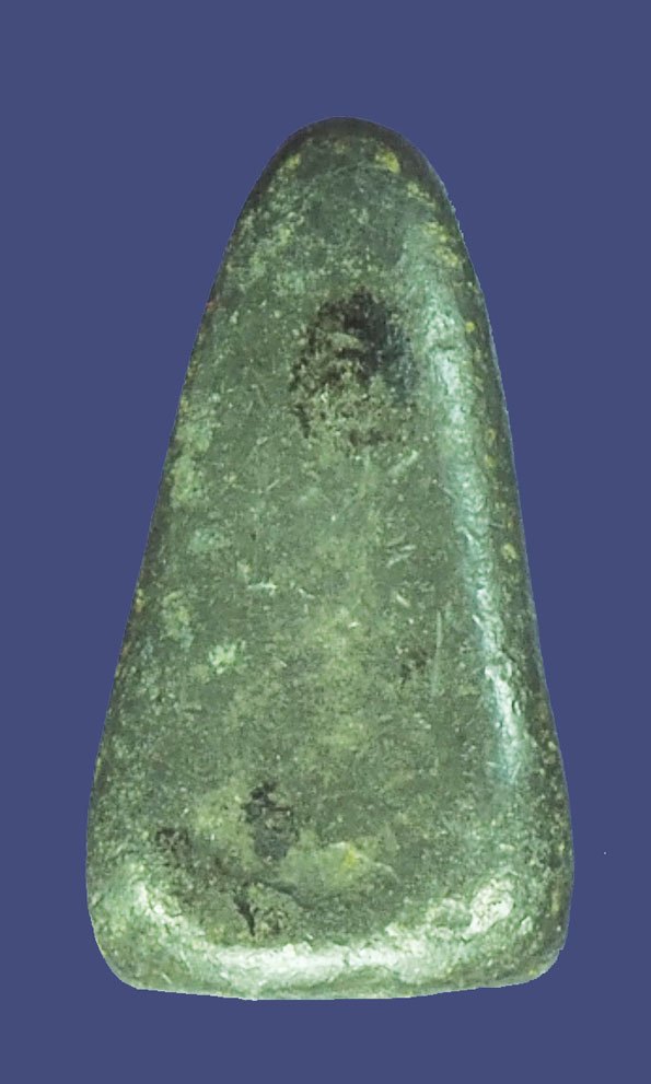 *39575 พระหล่อหลวงพ่อดำ วัดกุฏี ปราจีนบุรี เนื้อชินตะกั่ว เก่า 13