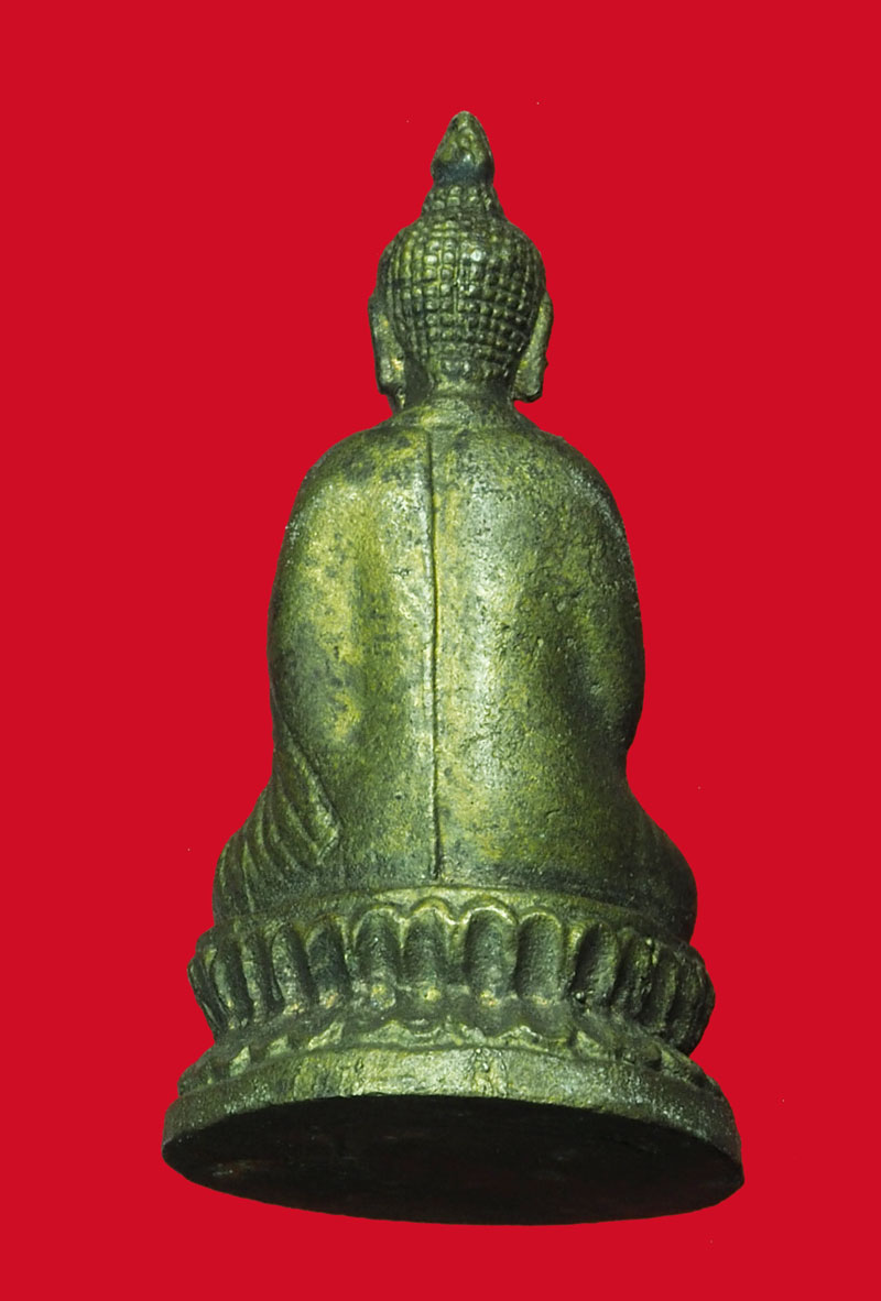 *32240 รูปหล่อพระยูไล เนื้อทองเหลือง ไม่ทราบที่และปีสร้าง 7