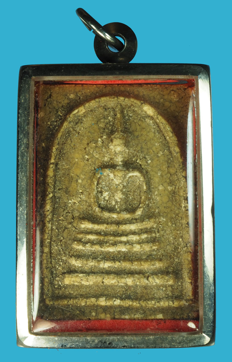 ขายแล้ว*37080 พระสมเด็จหลังตราแผ่นดินหลวงปู่นาค วัดระฆัง ปี 2495 กรุงเทพ เนื้อผง 9