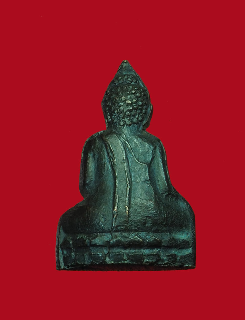 *30524 พระกริ่งหลวงพ่อสัมฤทธิ์ วัดเขาสมอคอน ลพบุรี เนื้อทองแดงรมดำ 8