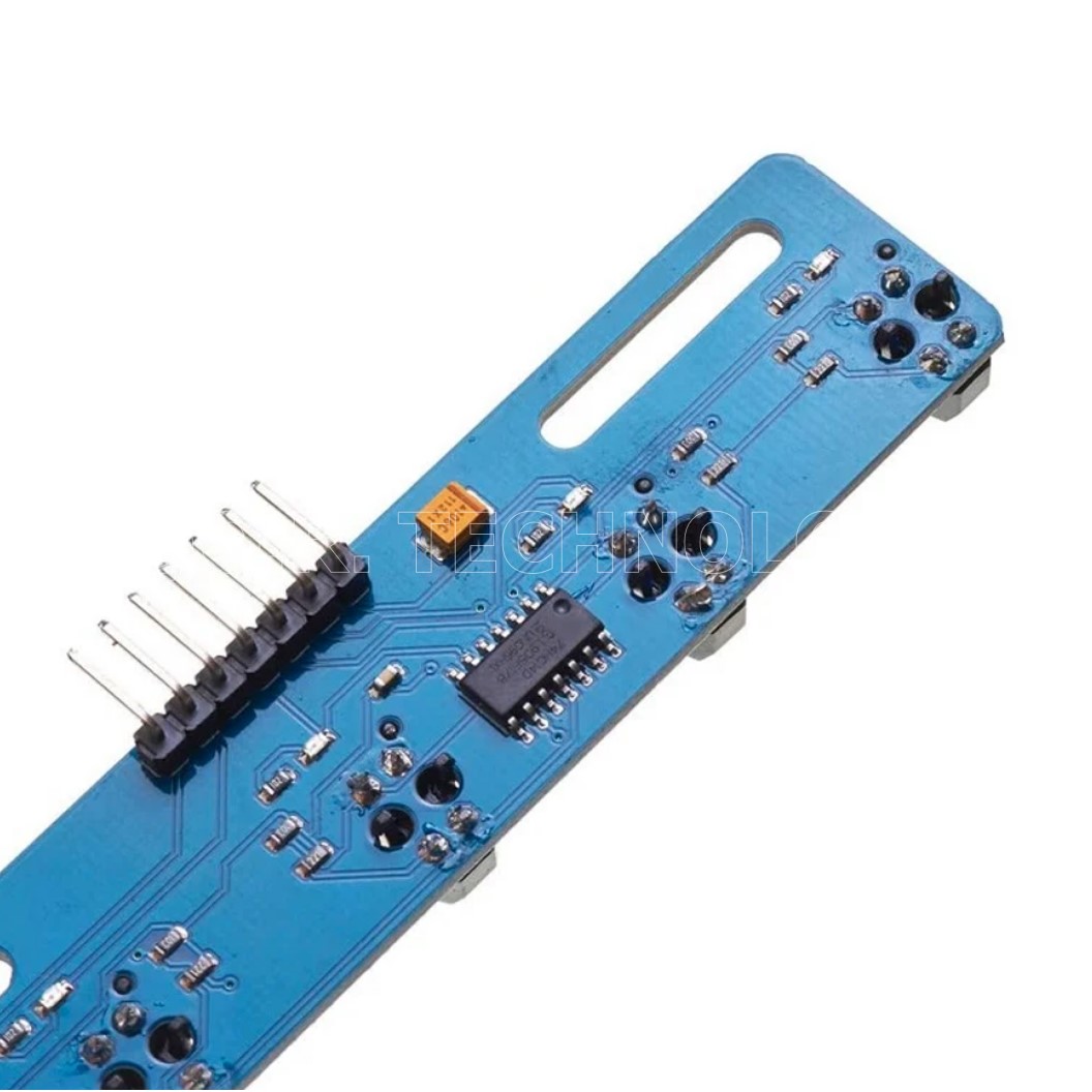 (1ชิ้น) NB142 โมดูล แทรคเส้นสีดำ 5 เซนเซอร์ 5 Channel Tracking Sensor Tracking Module Infrared Sensor TCRT5000L Line sensor