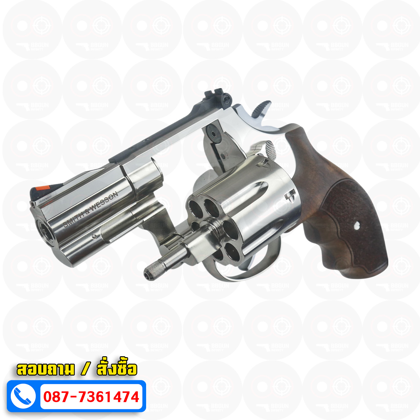 บีบีกัน ลูกโม่ 2.5 นิ้ว ARES Revolver 2.5" Model ระบบแก๊ส Co2 BB GUN