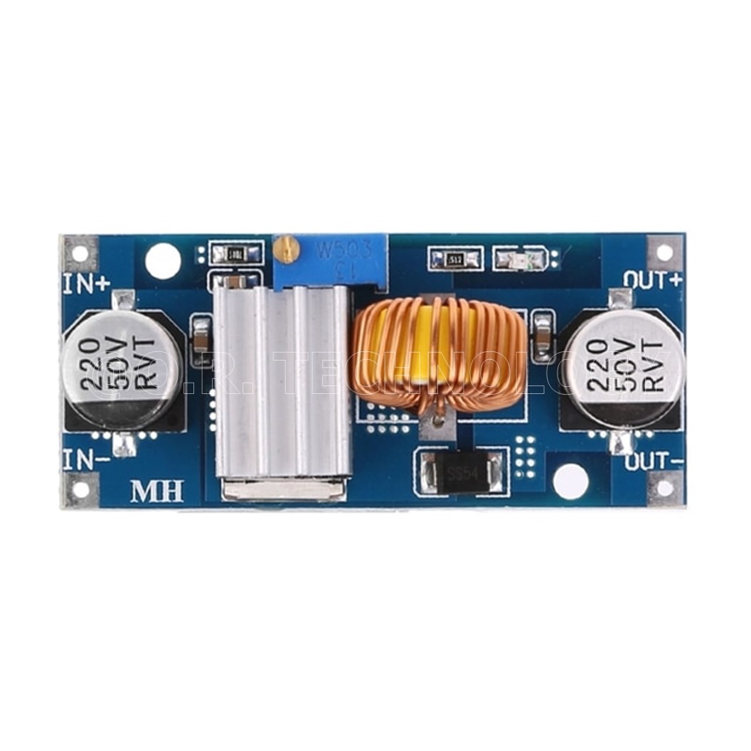 (1ชิ้น) AA270 โมดูลลดแรงดันไฟ โมดูลแปลงไฟ ประสิทธิภาพสูง 4-38VDC เป็น 1.25-36VDC กระแสสูงสุด 5A DC-DC Adjustable Step-down Module 96% High Efficiency XL4015