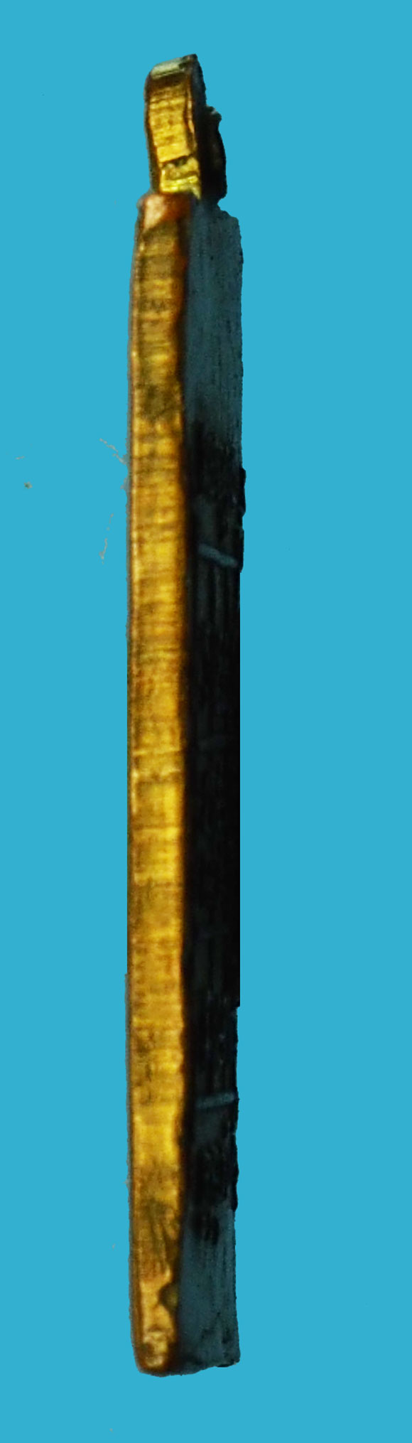 ขายแล้ว*36777 เหรียญหลวงพ่อแดง วัดภูเขาหลักรุ่นแรก นครศรีธรรมราช เนื้อทองแดงกระหลั่ยทอง 39