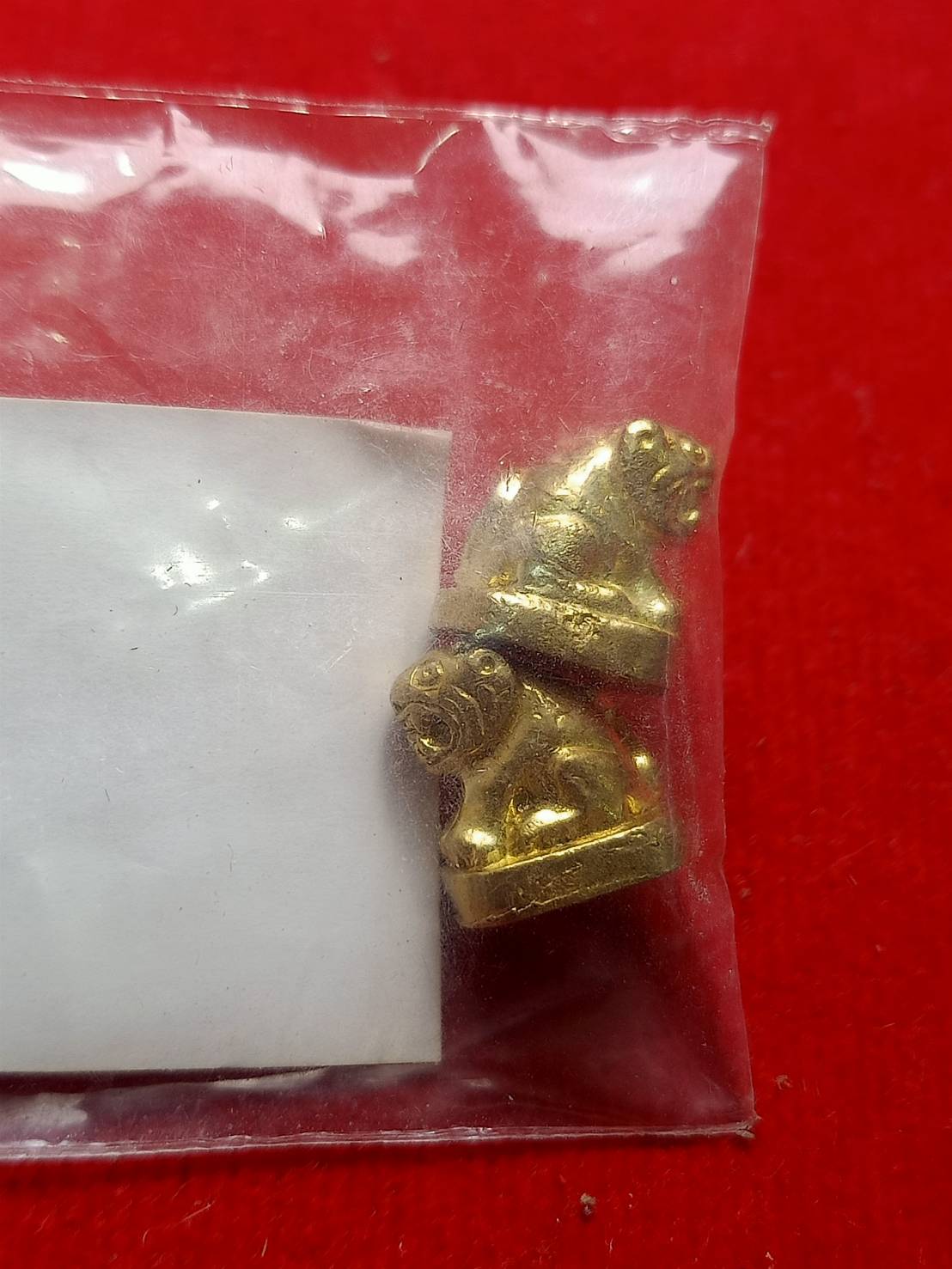 รูปหล่อเสือหลวงพ่อเพี้ยน วัดเกริ่นกฐิน จ.ลพบุรี (SKU-06875)