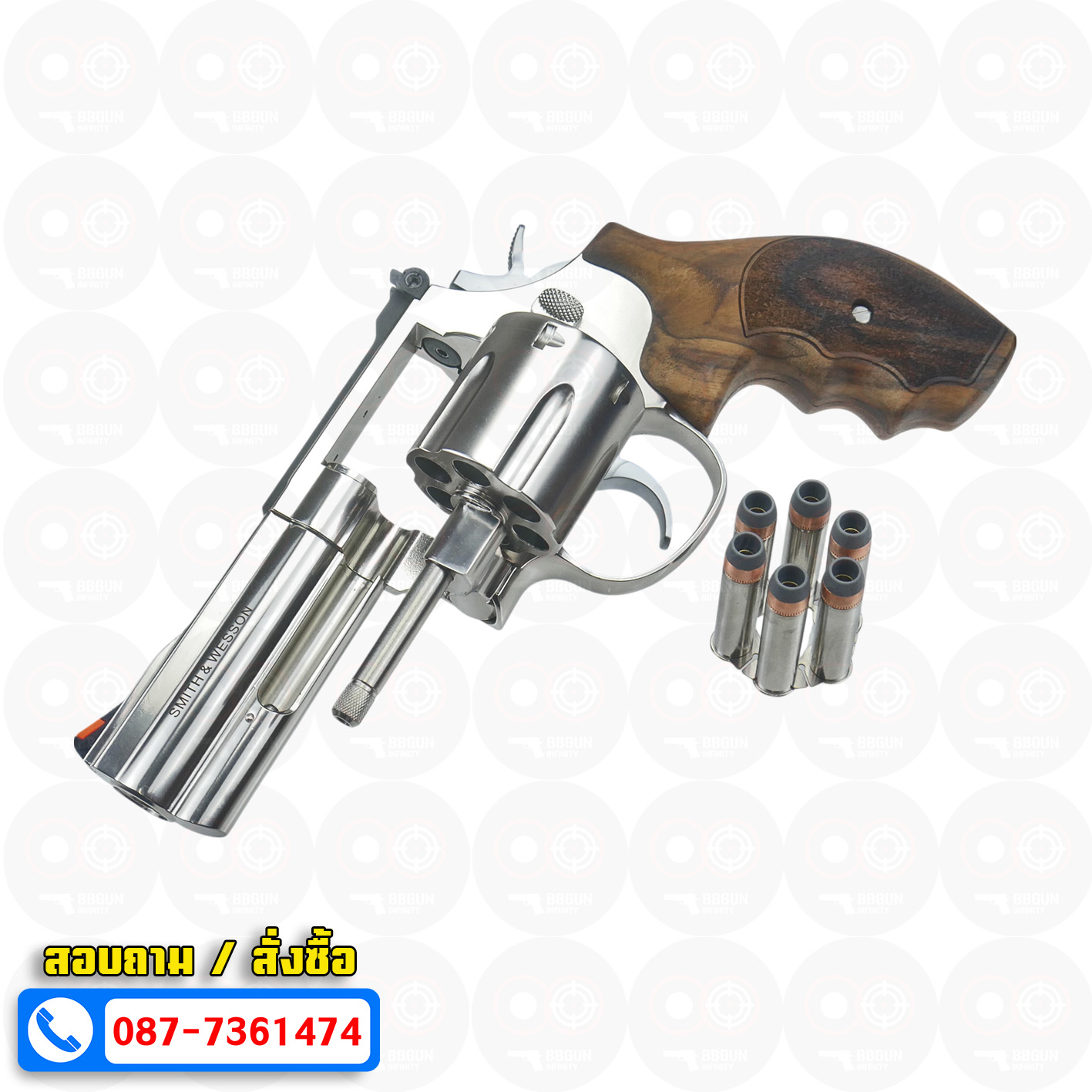 บีบีกัน ลูกโม่ 3.5 นิ้ว ARES Revolver 3.5" Model ระบบแก๊ส Co2 BB GUN