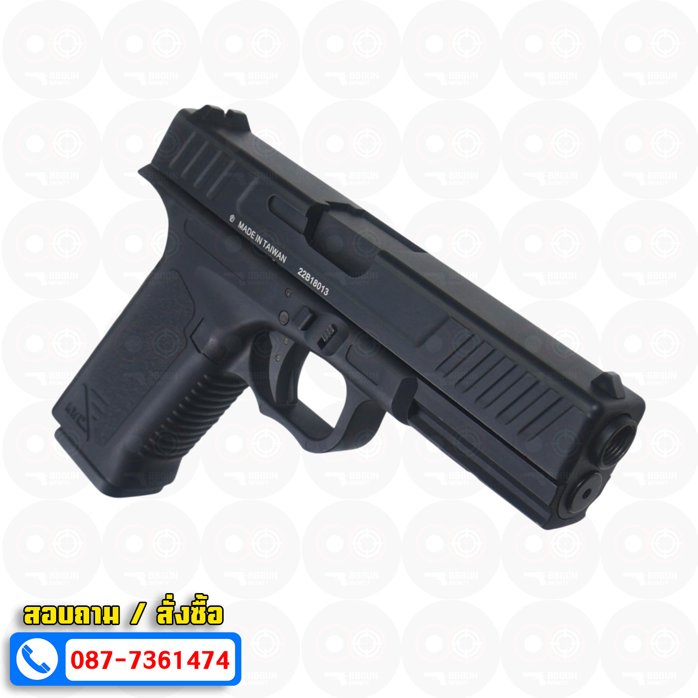 บีบีกันอัดแก๊ส KWC G18 Auto Co2 Blowback สมจริง BBGUN