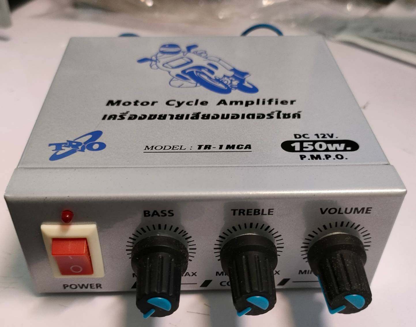 TRIO TR-1MCA เครื่องเสียงติดมอเตอร์ไซค์
