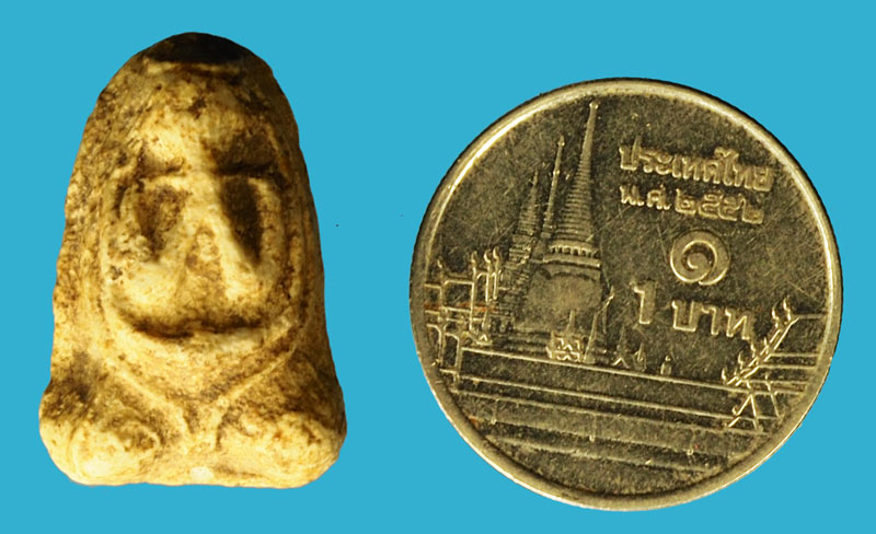 ขายแล้ว*36978 พระปิดตา เนื้อผงน้ำมันเก่า ไม่ทราบที่และปีสร้าง 6