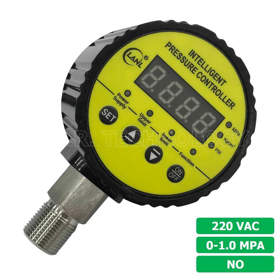 (1ชิ้น) LY-810 220VAC 1.0MPA สวิทช์แรงดันดิจิตอล เกจวัดแรงดันดิจิตอล Intelligent Pressure Controller Digital Pressure switch เครื่องวัดความดันดิจิตอล