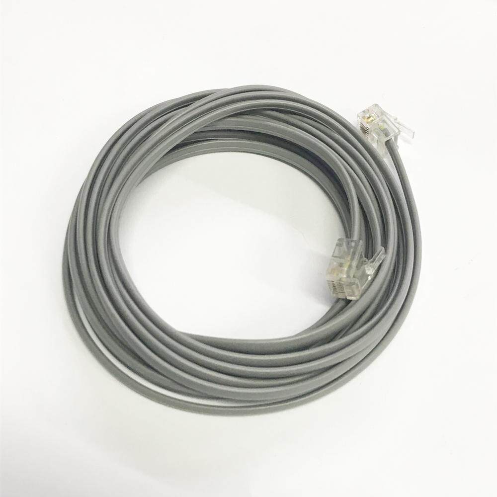 สายโทรศัพท์ สายเครื่องแฟกซ์ 4 ขา RJ11 Modular 5 เมตร