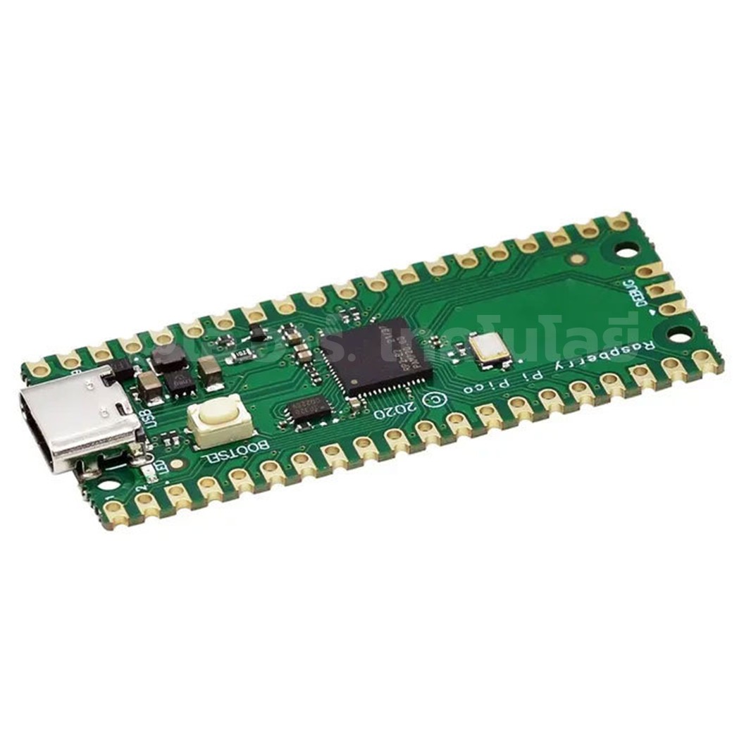 บอร์ด Raspberry Pi Pico RP2040 Dual-core supports Python Development board ราสเบอร์รี่ พาย ราสเบอร์รี่พาย แบบไม่บัดกรีขา/บัดกรีขา Solderless/Soldered