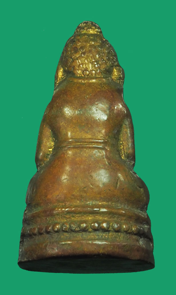 *33183 พระกริ่งปางดดีน้ำมนต์ หลวงพ่อลี วัดอโศกการาม สมุทรปราการ ปี 2500 เนื้อฝาบาตร 77