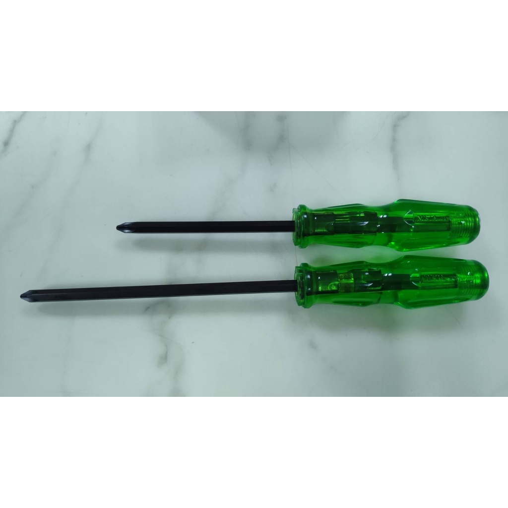 ไขควงสลับ ตอกได้ ชุบดำ META ขนาด 4" กับ 6'' ไขควงแฉกและแบน(ราคารวมแวท กล่องละ 12 อัน)