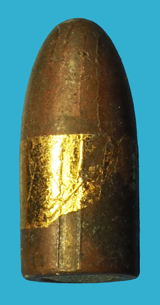 ขายแล้ว*36988 ตะกรุดหัวลูกปืน หลวงพ่อกวย วัดโฆษิตราราม ชัยนาท ลงทอง 12