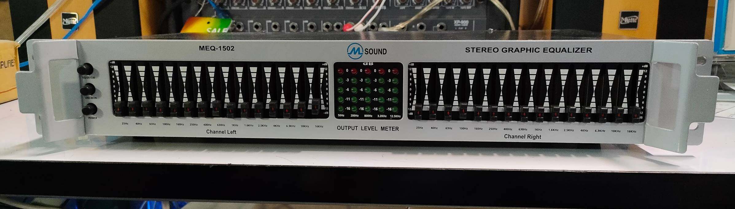 MSOUND MEQ-1502 stereo graphic equalizer