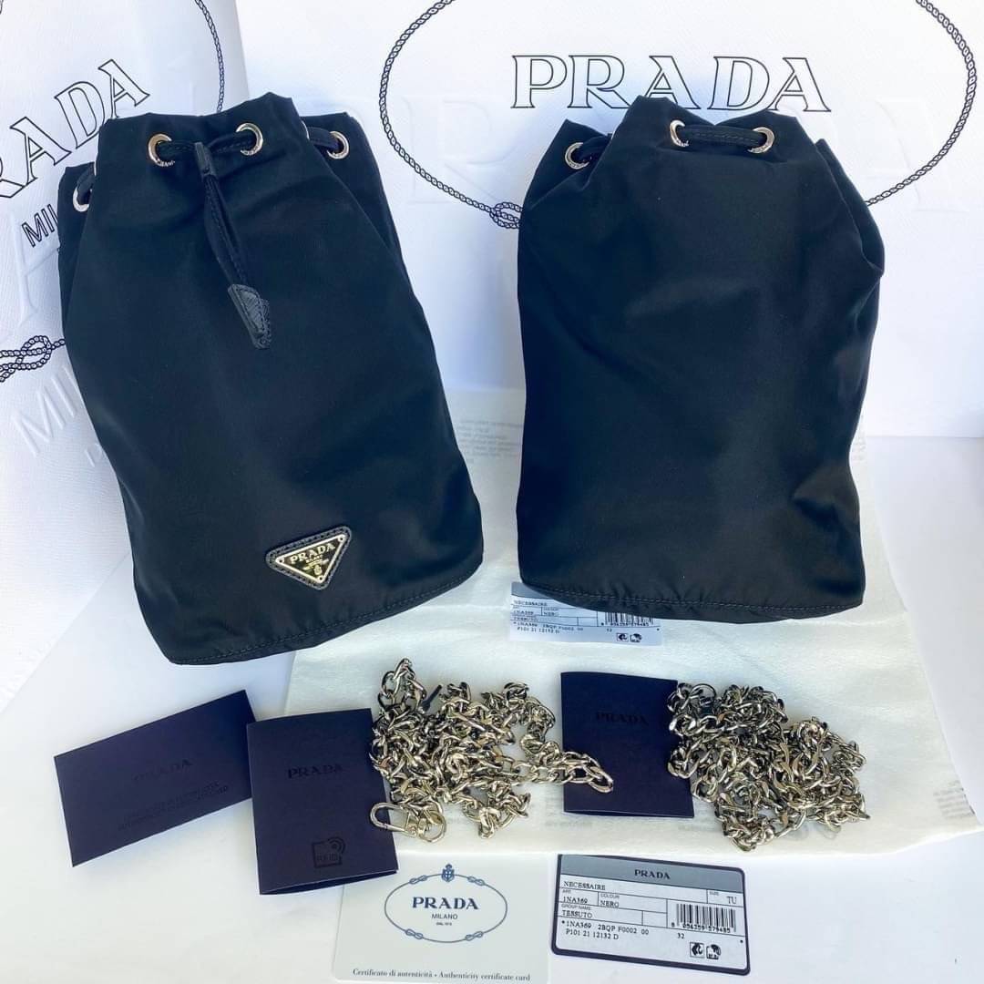 Prada pouch nylon black