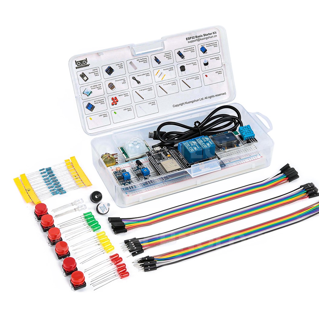 (1ชุด) AE312 ชุดเริ่มต้นเรียนรู้ ESP32 Basic Starter Kit WiFi IOT Development Board Learning Kit พร้อมคู่มือ