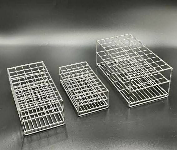 Test Tube Rack, Stainless ขนาด 5x10 ช่อง OD 16MM RACK16