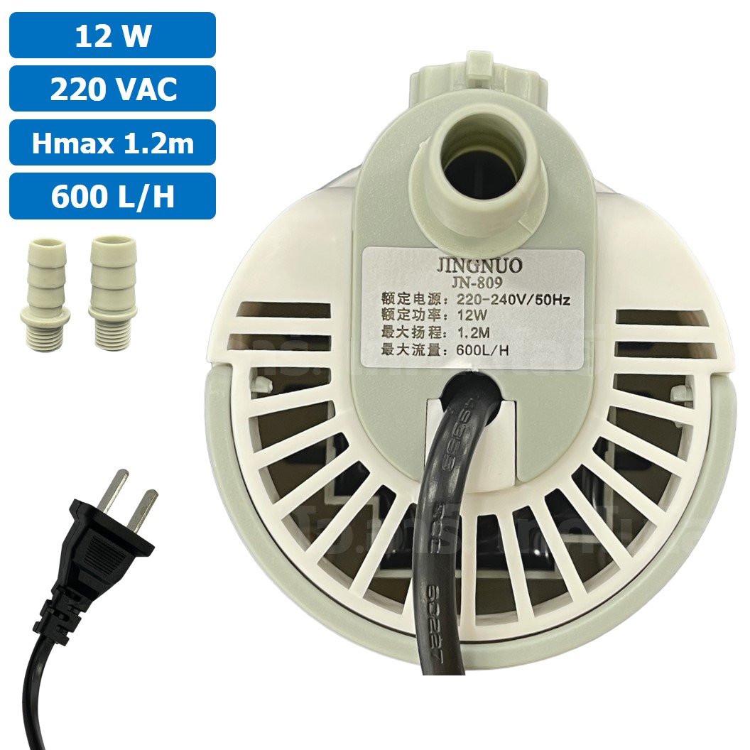 JINGNUO ปั๊มน้ำ ปั๊มแช่ ปั๊มน้ำพุ 220VAC 5/8/12/15/25/35W Water pump Submersible Pump Bottom Suction ดูดน้ำด้านล่าง JING NUO
