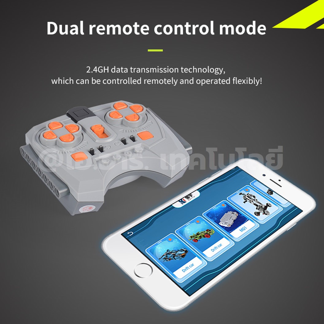 KEEYEE WORLD K96102 ตัวต่อเสริมทักษะ BLUE RACING CAR ของเล่นเสริมทักษะ ตัวต่อ Building Block STEAM Education Programmable Robot