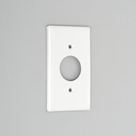 AMERICAN DENKI 7071A 1-Gang 1-Receptacle, φ35.5×1, Mounting Screw Spacing 60.5 Wall Plate [Aluminum]