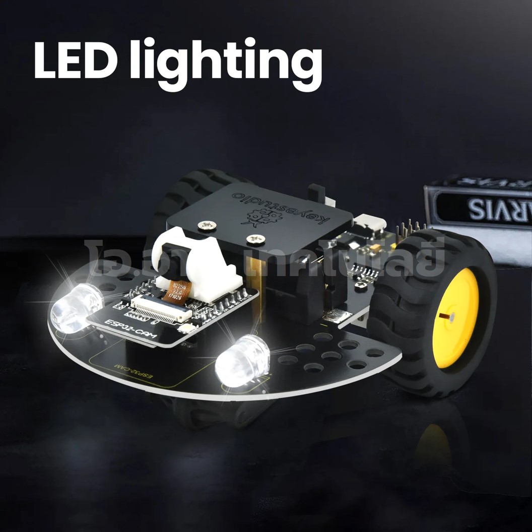KEYESTUDIO KS5017 ชุดหุ่นยนต์กล้อง ESP32-CAM Vision Smart Car For Arduino Camera Robot Car kit