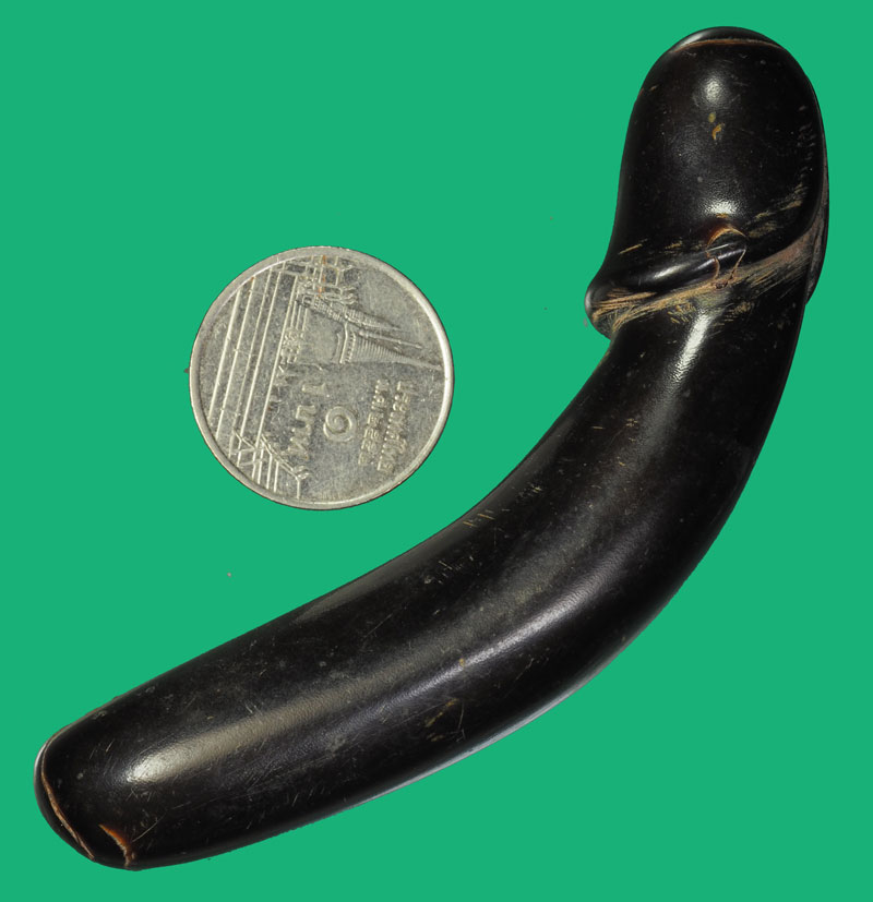 ขายแล้ว*35751 ปลัดขลิกไม้กระละปังหา เนื้อไม้เก่าแห้งดำด้าน ไม่ทราบอาจารย์ 12