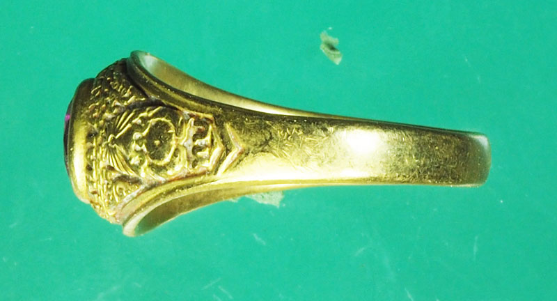 ขายแล้ว*29460 แหวนทหารบก เนื้อทองผสม ผิวไม่กลับดำเก่า เป็นของสะสม 17