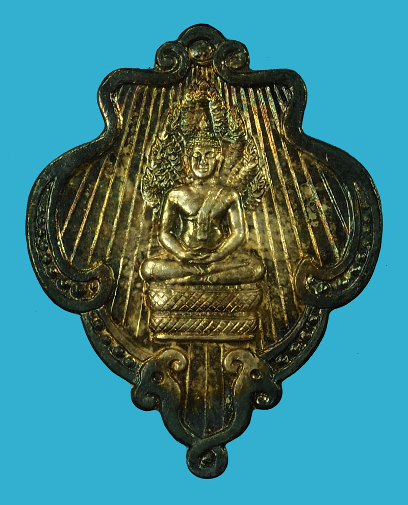 ขายแล้ว*35937 พระนาคปรก เนื้อทองคำ เงิน นวะ วัดบวรนิเวศ ปี 2531 พร้อมกล่องเดิม 10