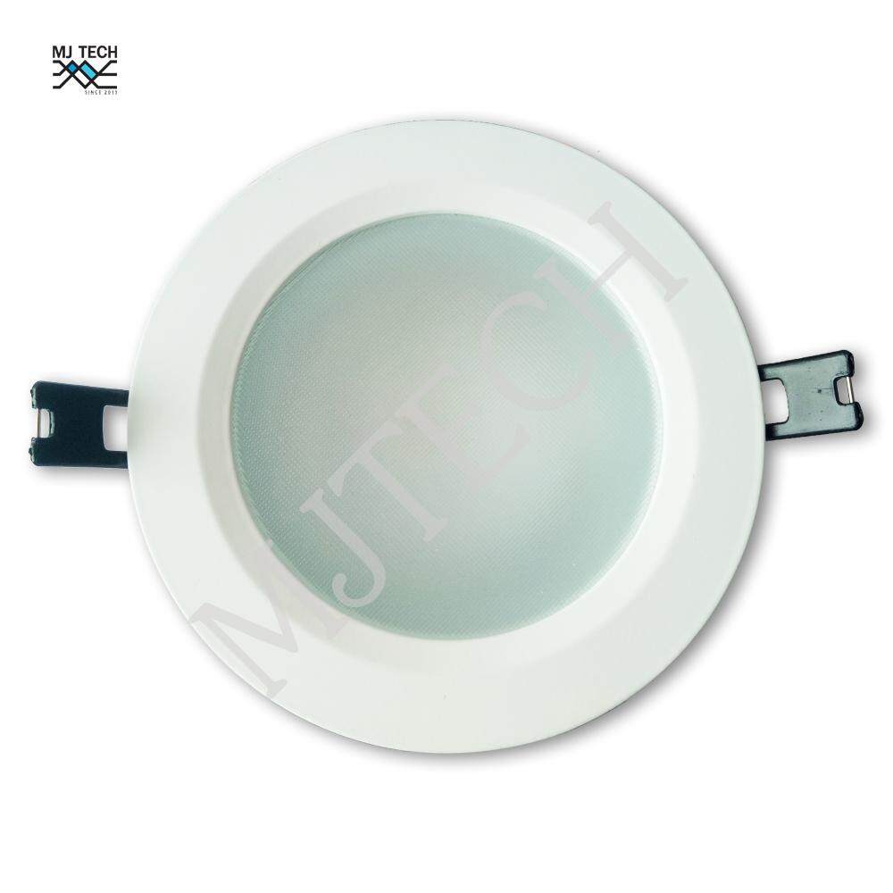 GATA โคมไฟ RECESSED DOWNLIGHT LED 4 นิ้ว ขอบขาว 8W (แบบกลม) Daylight(แสงสีขาว)