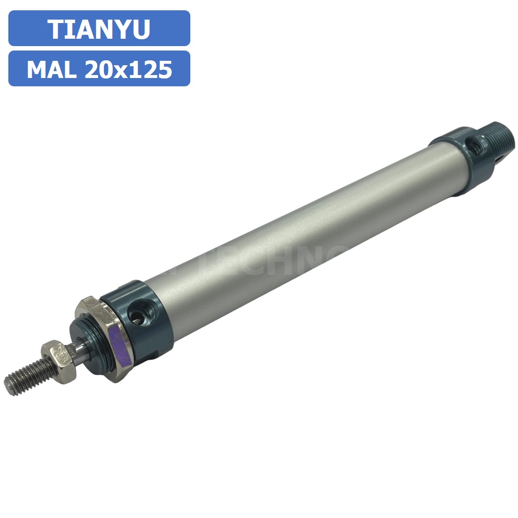 กระบอกลม ขนาดเล็ก รุ่น MAL 20x125 (Mini Air Cylinder Series) Pneumatic Cylinder กระบอกลมนิวเมติก
