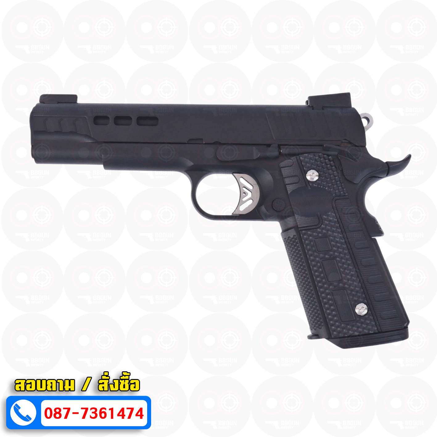 Ascend Kimber Rapide (Black Ice) KR Series 1911 Full Metal สีดำ