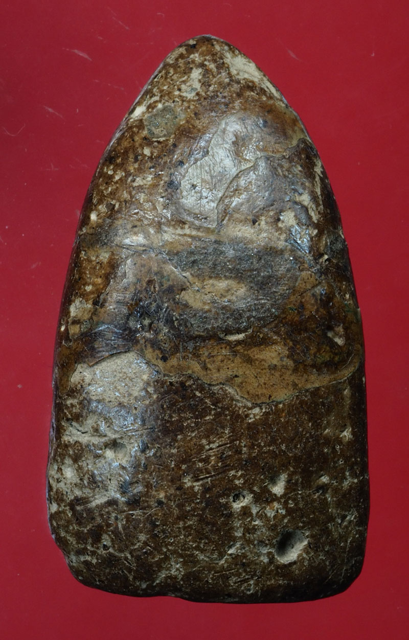 *29977 พระเนื้อดินผงผสมว่าน เก่าพอมีอายุ ไม่ทราบที่และปีสร้าง สภาพใช้ 9.1